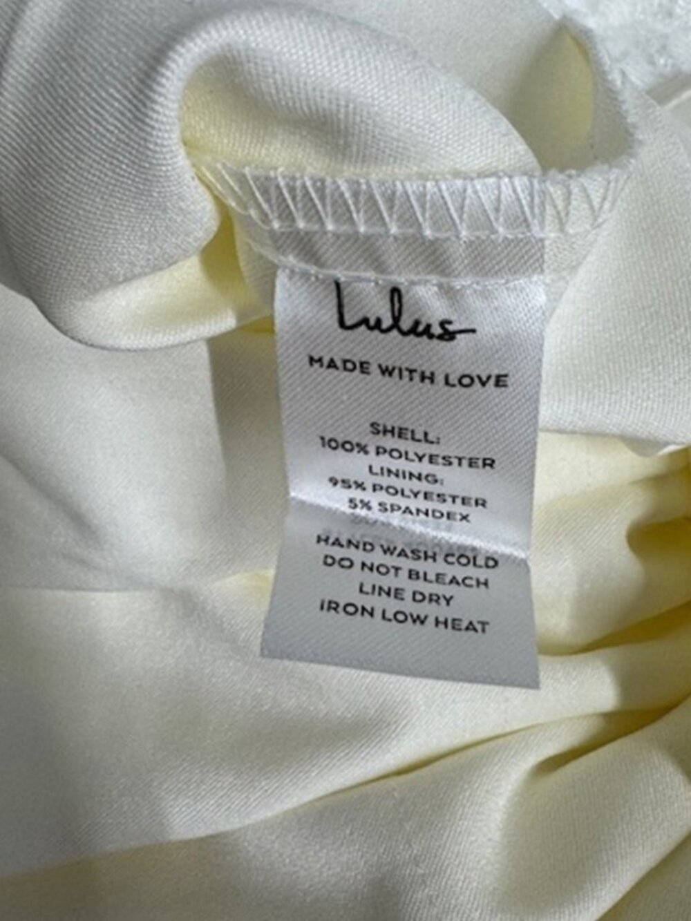 Lulus End With A Kiss White Floral Lace Strapless Tiered Maxi Dress​ NWT - Picture 7 of 8